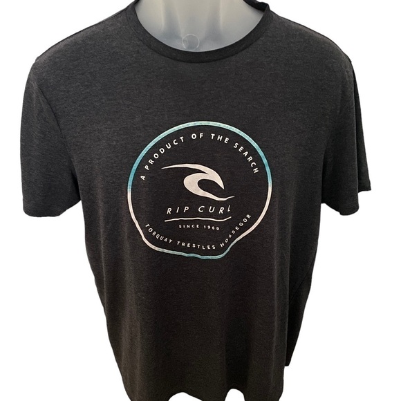 RIP CURL Surf “A Product of the Search” Tee Shirt Men L Large - Picture 1 of 5